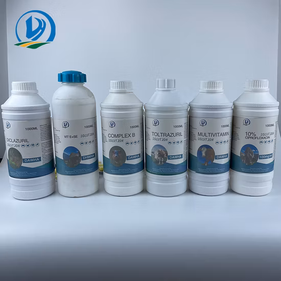 Solution orale d'enrofloxacine 10%, médicament de médecine vétérinaire pour bovins, moutons, chèvres, chevaux, volailles